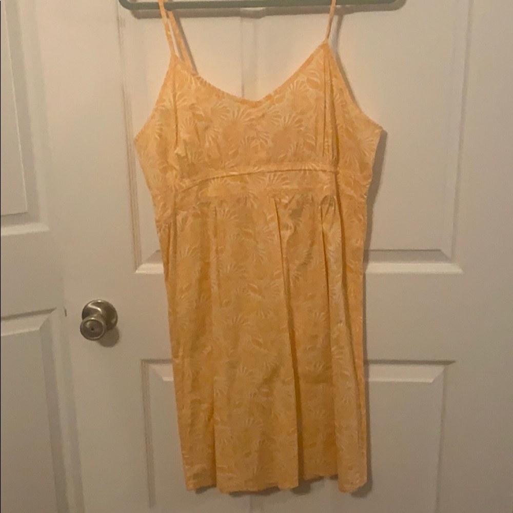 Orange beach print Vineyard Vines dress